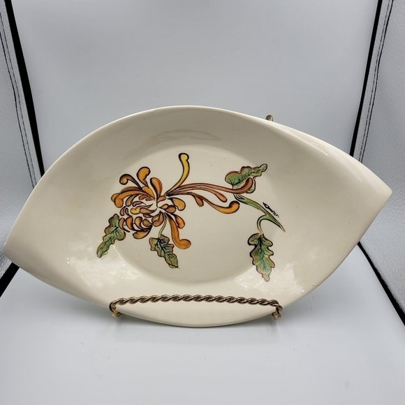 Vintage Studio Pottery Serving Dish - signed by artist - Picture 1 of 6